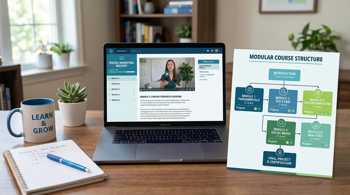 Формат обучения — модульная структура и подача информации о страховании